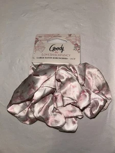 LoveShackFancy X Goody 🎀 Love Shack Fancy Rosa Beaux Large Satin Scrunchie Set - Picture 1 of 2