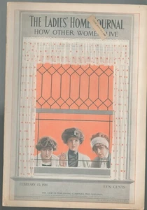 Ladies Home Journal Magazine-Feb. 15 1911 Cole Phillips cover-----17 - Picture 1 of 1