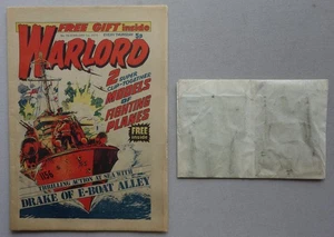 Warlord comic #19 Feb 1 1975 +Free Gift Two Clip-Together Model Planes FN,Unused - Picture 1 of 4