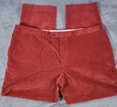 Lauren Ralph Lauren Pants Mens Size 42x30 Red Corduroy Classy Preppy Trousers - Image 1 of 4