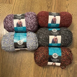 Loops & Thread Country Loom Lot of 5 Skeins - New - Picture 1 of 10