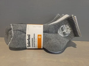 Timberland Damen gepolsterte Viertel Socken 5 Paar Größe: 6,5-9,5 weiß grau schwarz - Bild 1 von 2