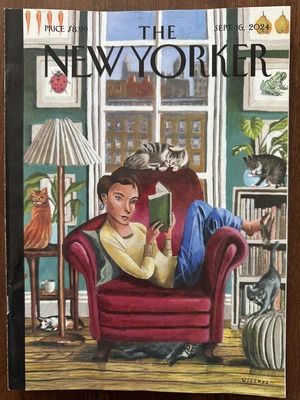 New Yorker Magazine September 16 2024 Childless Cat Lady - Richard Power - Image 1 of 4