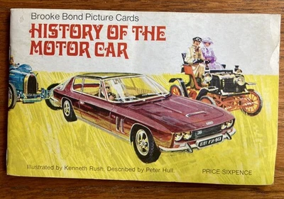 Brooke Bond Tea Cards Album- History Of The Motor Car Incomplete - Image 1 of 4