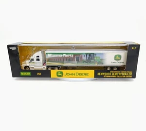1/64 John Deere Ottumwa Works Kenworth Semi & Trailer Ertl - Picture 1 of 3