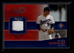 Camiseta deportiva de Nolan Ryan 63a 2002 Playoff Piece of the Game Materials - Imagen 1 de 2