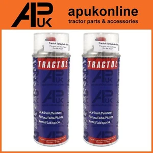 2x Tractol Super Red Aerosol-Sprühfarbe für Massey Ferguson 6265 6270 Traktor - Bild 1 von 3