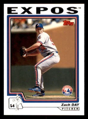 2004 Topps  #97 Zach Day Montreal Expos - Image 1 of 2