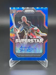 Cody Rhodes 2023 Panini WWE Prizm Superstar Signatures Blue Auto #23/49 SA-CRD - Picture 1 of 3