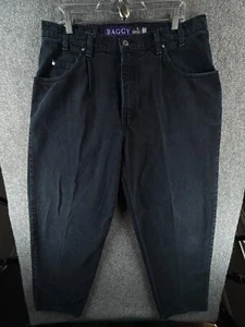VTG Levi's Silvertab Heavyweight Twill Denim Dark Blue Y2K 1996 USA ACTL 34X30 - Picture 1 of 23