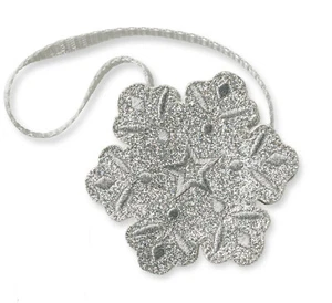 American Girl Silber Glitzer Schneeflocke Handtasche Tasche für 18" Puppe NEU - Bild 1 von 1