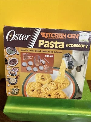 Vintage Oster Kitchen Center Pasta Accessory  Kit 939-65 NEW Complete In Box - Image 1 of 4