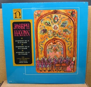 Haydn Symphonies No. 13 D Major, No. 64 A Major, No 29. E Major - Nonesuch MONO - Imagen 1 de 3