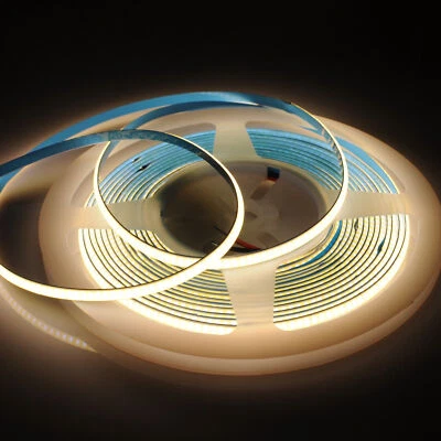 Striscia LED COB 5m 12V Luci 480LED/M Larghezza 10MM Nastro LED Flessibile 4000K - Immagine 1 di 4