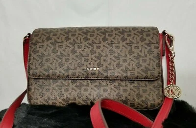 DKNY  Bryant Signature Crossbody, Chino Logo/Red - Image 1 of 4