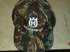 Husqvarna Camo Woodland Pattern Hat (New)