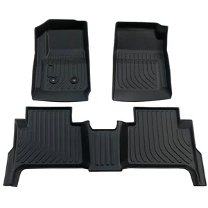 All Weather Floor Mats Liners For 2015-2022 Chevy Colorado GMC Canyon Crew Cab - Picture 1 of 8