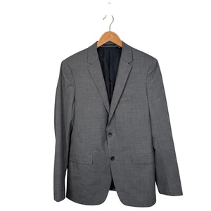 Theory Gray Blazer 2-Button Single Breasted Notch Single Vented Jacket Size 42R - Bild 1 von 9