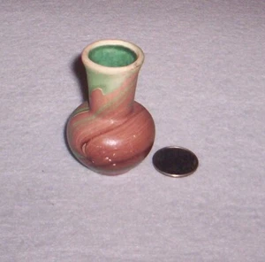 Mt Rushmore South Dakota Pottery Swirl Mini Vase Toothpick Holder - Picture 1 of 3