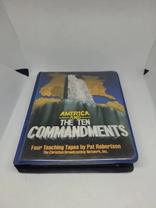 Pat Robertson 4 CASSETTE TAPE SERIES "AMERICA & the ten commandments" Christian - Picture 1 of 3