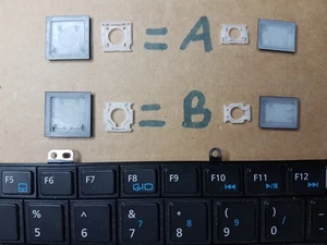 DELL LATITUDE 12 14 E7240 E7420 E7440 E5540 E5440 TOUTE CLÉ RÉTROÉCLAIRÉE DU CLAVIER - Photo 1/8