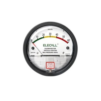 0 to 60 PA  Differential Pressure Gauge Barometer Micromanometer Manometer - Image 1 of 2