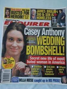 NATIONAL ENQUIRER MAGAZINE 7/25/2011. CASEY ANTHONY, PAULA ABDUL, DELLA REESE - Imagen 1 de 2