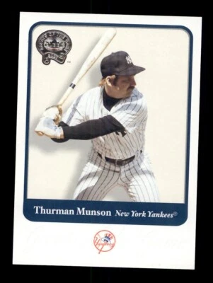 2001 FLEER GREATS OF THE GAME NEW YORK YANKEES #38 THURMAN MUNSON - Image 1 of 2