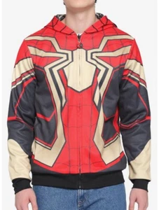 *RARE* Spider-Man No Way Home cosplay reversible Hoodie Costume (Small) - Picture 1 of 4