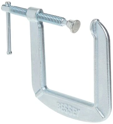 	BESSEY CM34DR Drop Forged C-Clamp 3-Inch x 4-1/2-Inch Deep Reach C Clamp	 - Image 1 of 4