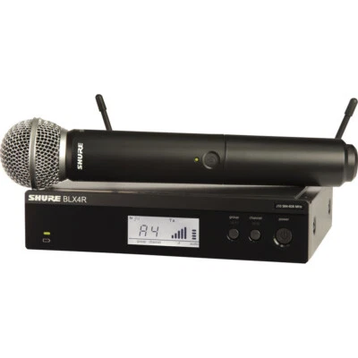 Shure BLX24R/SM58 J11 Wireless Rack-mount Vocal System with SM58 (596 - 616 MH) - Image 1 of 4