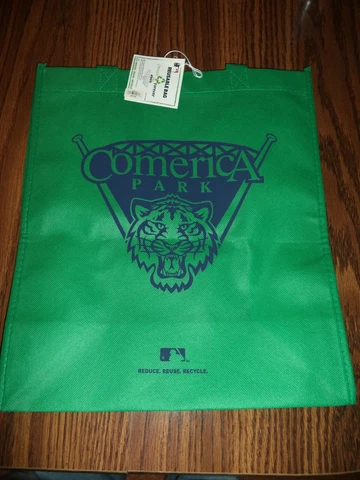 Comerica Park Reusable Tote Bag NEW With Tag Detroit Tigers Cover