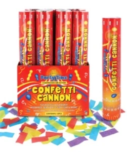 6x Party Time mehrfarbiges Papier Konfetti Shooter 30 cm - Bild 1 von 3