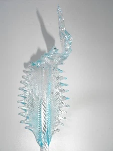 MURANO KRONLEUCHTER VENEDIG ERSATZTEIL SPARE PART RECHANGE GERADE BLATT FOD10/1 - Bild 1 von 6