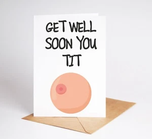 Funny Get Well Soon Card After Operation Hospital Stay BC582 - Picture 1 of 3