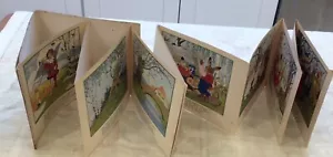 1930’s German fold out children’s BOOK - fritz Baumgarten Florentine Gebhardt - Foto 1 di 7