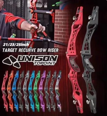 21/23/25in ILF Recurve bow Riser Aluminum Alloy RH/LH Archery Hunting Compete - Image 1 of 4