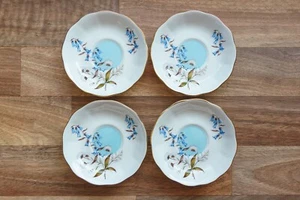Royal Albert 100 Years of Royal Albert 1950s Festival Saucers Set of 4 - Picture 1 of 12