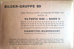 Olympiade 1936 - Band II Bildergruppe 60 - Bild 1 von 1