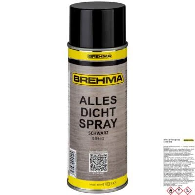 BREHMA Alles Dichtspray sprühbarer Kunststoff Sprühdichtung schwarz 400ml