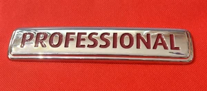 FIAT - PROFESSIONAL - VINTAGE CAR BADGE / EMBLEM - 188 X 43 MM - Picture 1 of 2