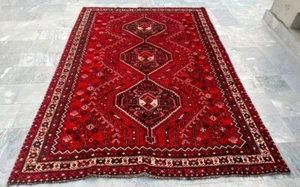 Vintage Afghan Hand knotted Rug Oushak Rug Turkoman Rug Home Decor Rug,7x10 ft - Picture 1 of 9