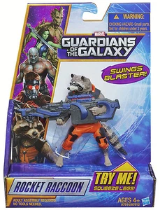 FIGURA DE ACCIÓN GUARDIANES DE LA GALAXIA LUCHADORES GALÁCTICOS MAPACHE COHETE - Imagen 1 de 2