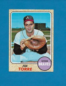 1968 Topps #30 Joe Torre HOF Atlanta Braves star Centered sharp w/ wrinkle