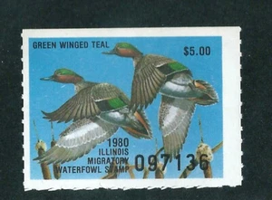 ILLINOIS STATE DUCK #6 - MINT NEVER HINGED - SCV: $100.00 - Picture 1 of 1