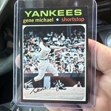 1971 Topps Gene Michael  New York Yankees #483 EX-MINT Centered…