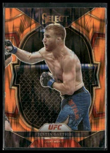 2023 Panini Select UFC #47 Justin Gaethje Orange Flash Prizms - Picture 1 of 2
