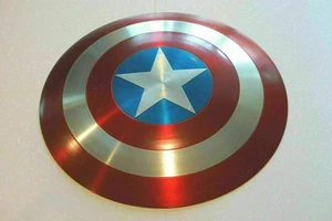 Marvel Legends Captain America 75th Anniversary Avengers Shield Alloy Metal - Foto 1 di 12