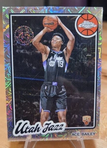 2025-26 Topps Basketball, Ace Bailey, Topps Chrome Mojo, TC-AB, Rookie 🔥🔥🐸🐸 - Picture 1 of 4