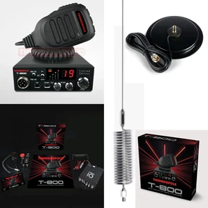 Thunderpole T-800 LTD Edition CB Radio Starter Kit  CHR Mini Stinger Mag Mount - Picture 1 of 8